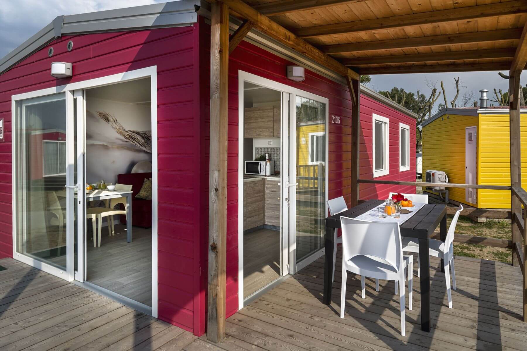 Mobilehome_Venice_SeaView_terrazza_attrezzata_Villaggio_San_Francesco
