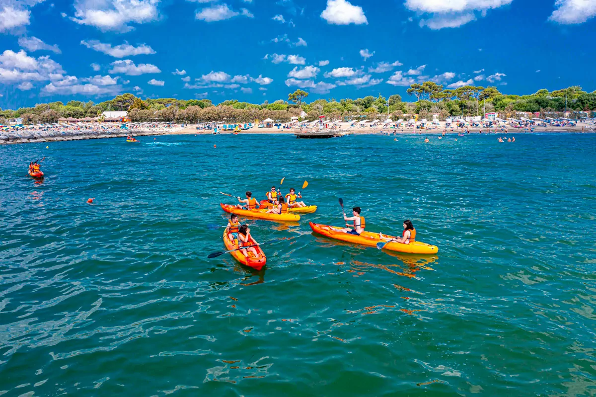 Sport acquatici - canoa - villaggio san francesco