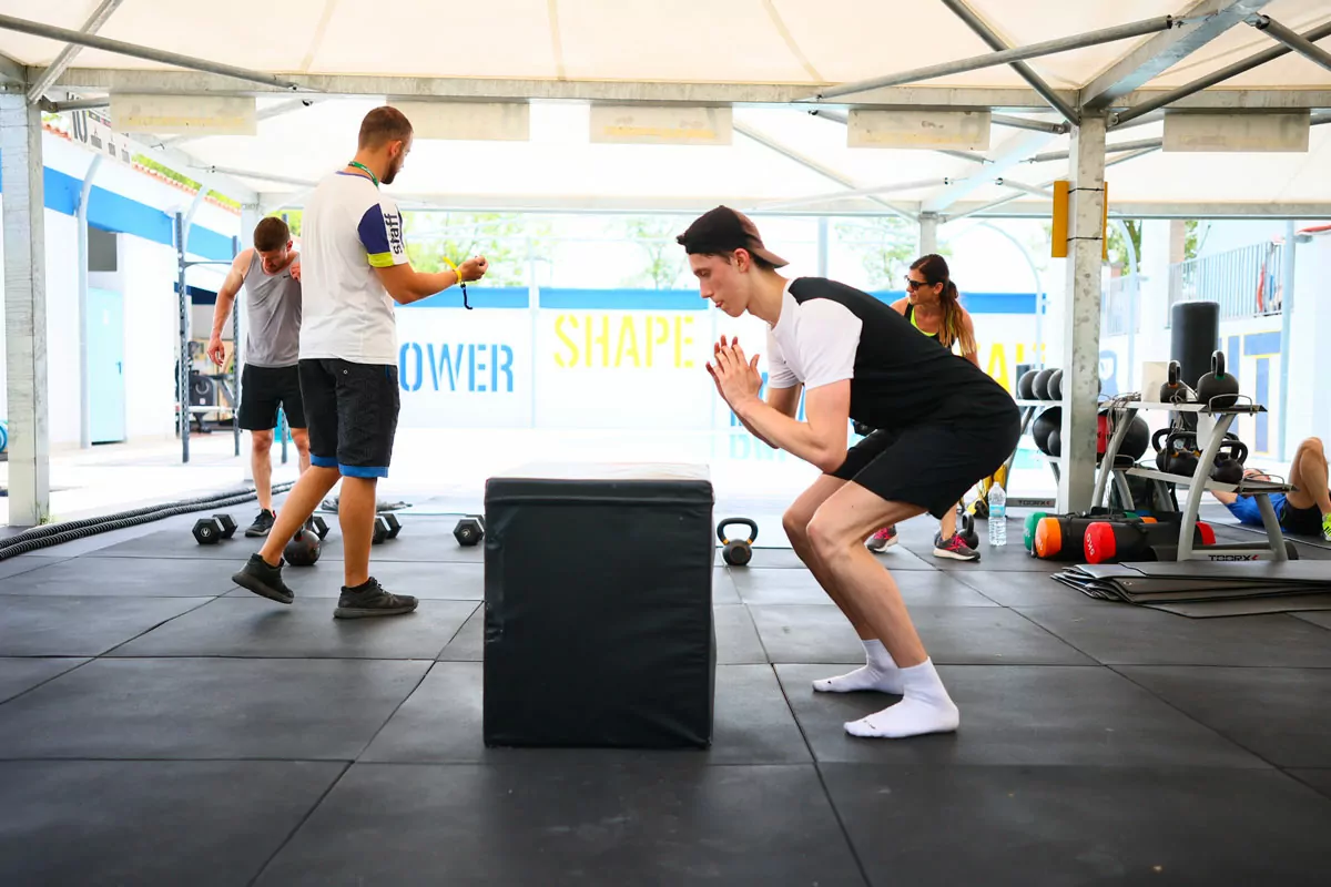 esercizi in palestra del villaggio san francesco