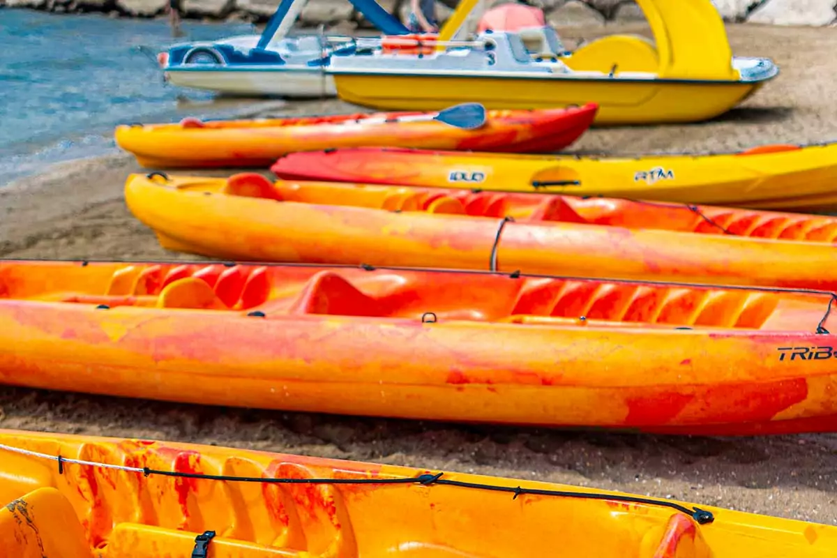 noleggio kayak al centro vacanze villaggio san francesco a caorle