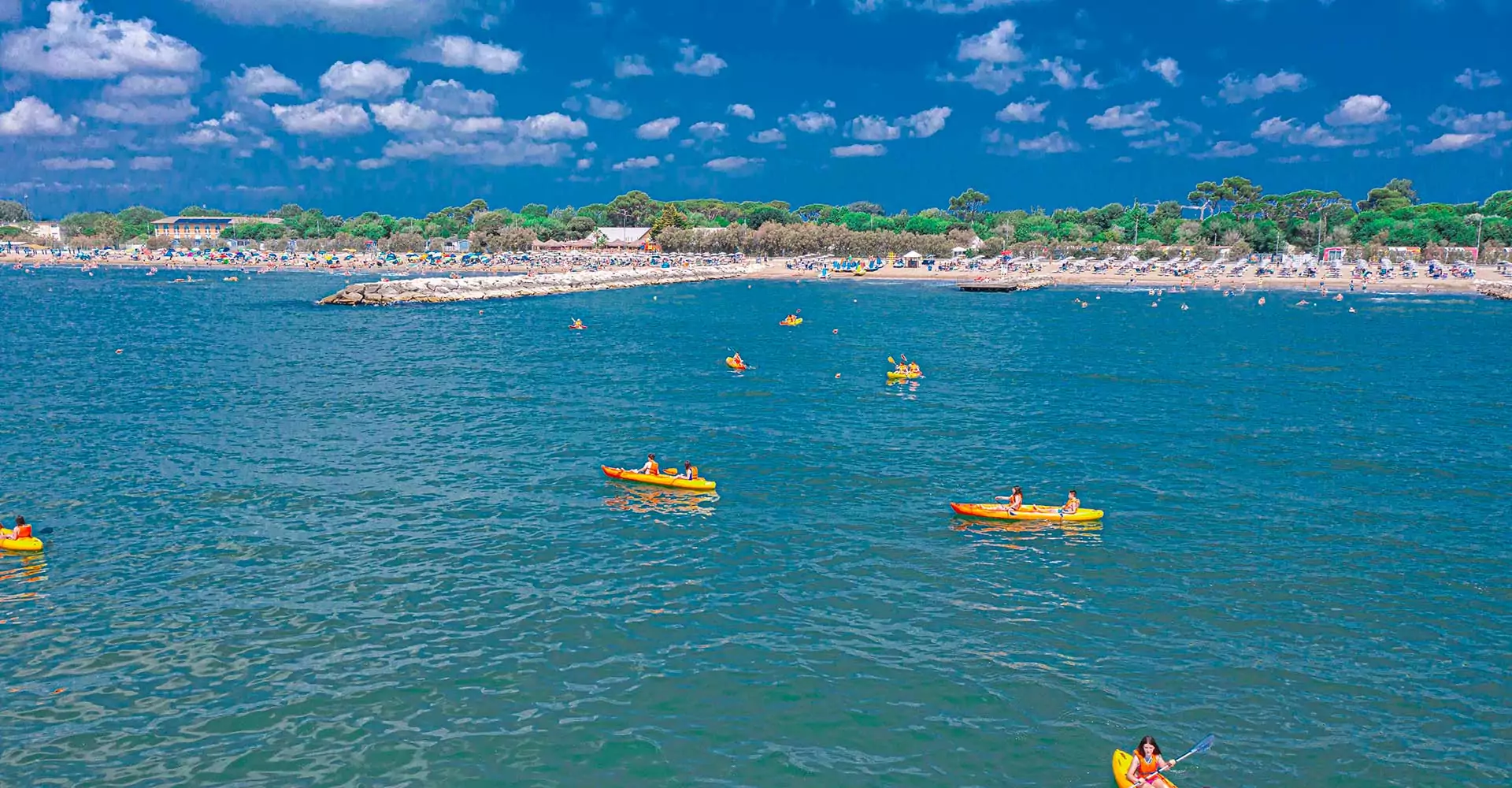 vista del mare di caorle