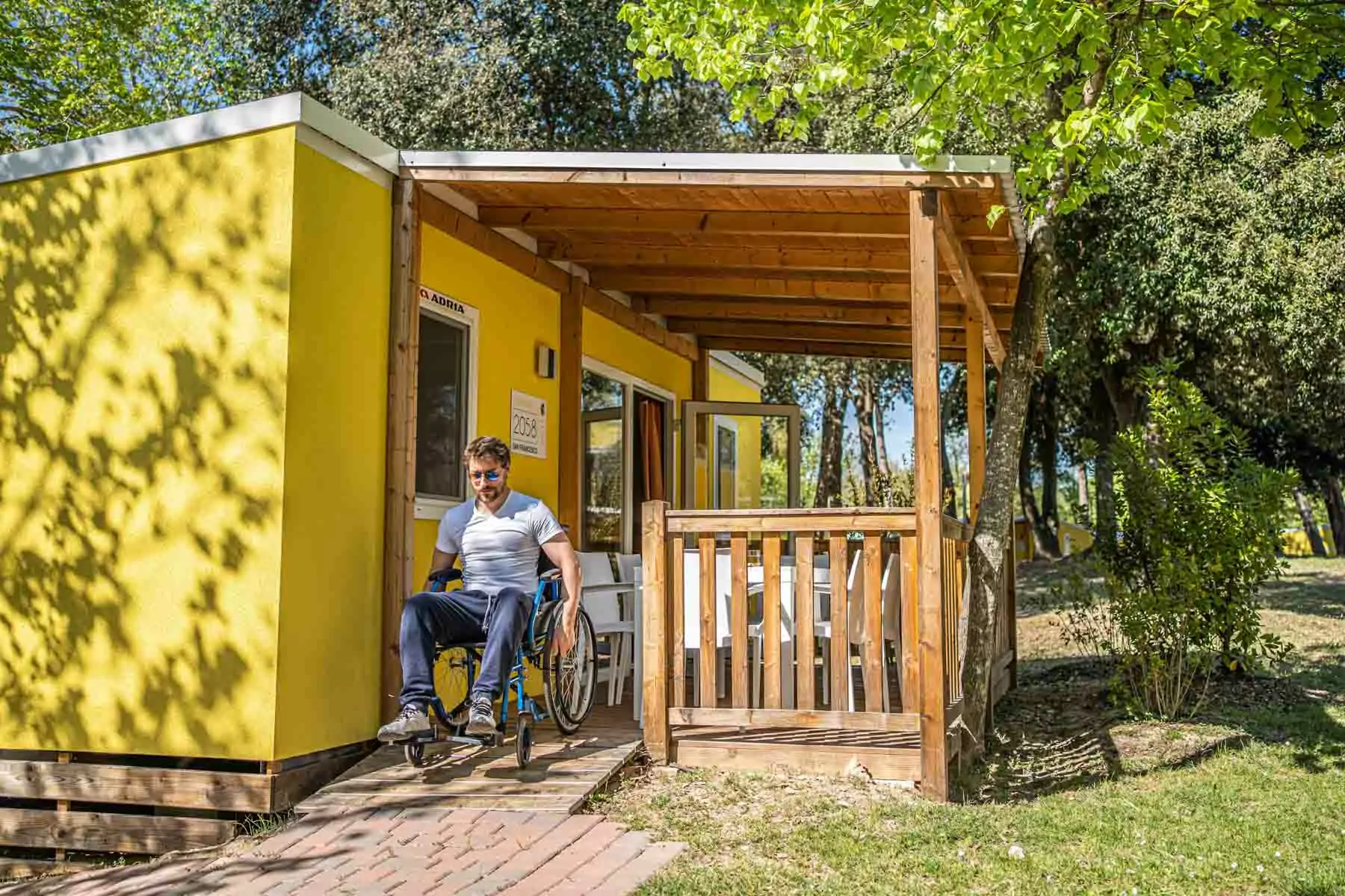 mobile home lemon hill per disabili del villaggio san francesco