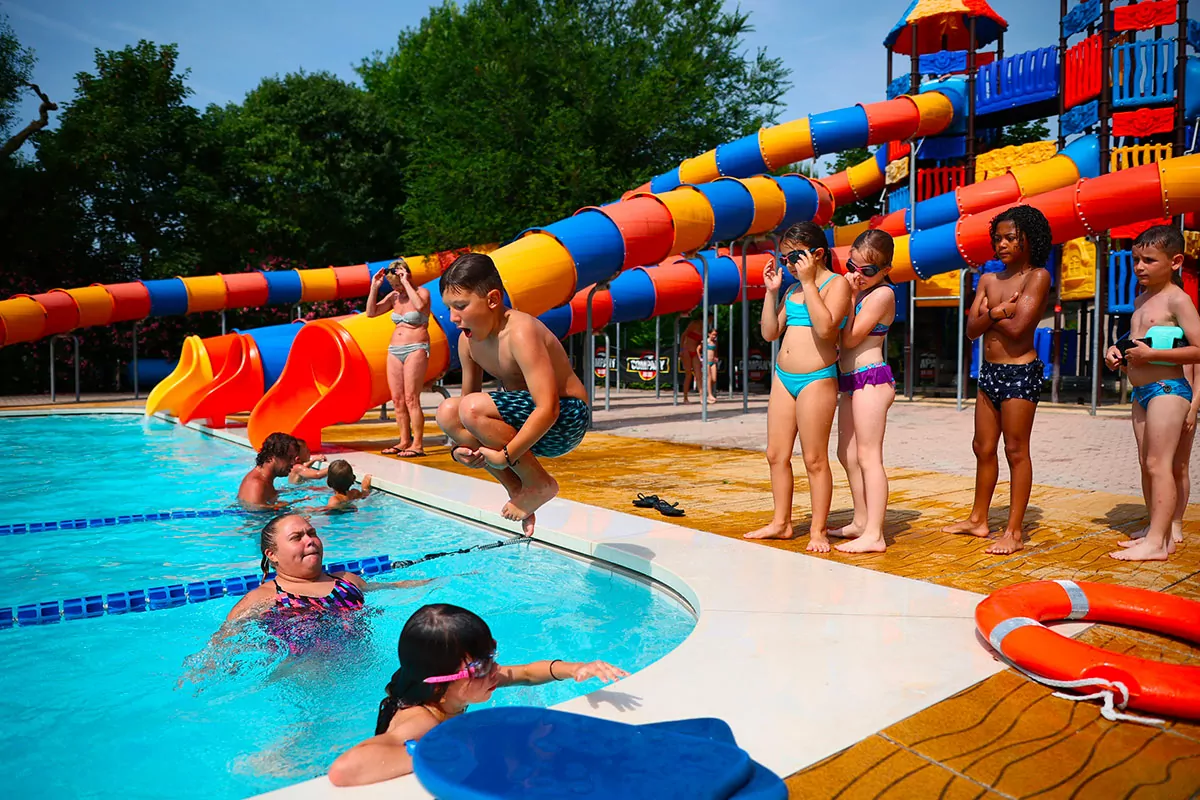 piscina penelope e scivoli d'acqua 