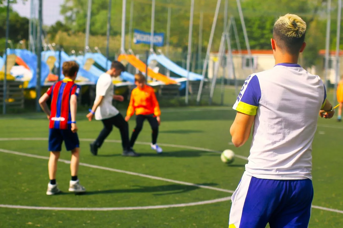 Partita di calcio al Villaggio San Francesco