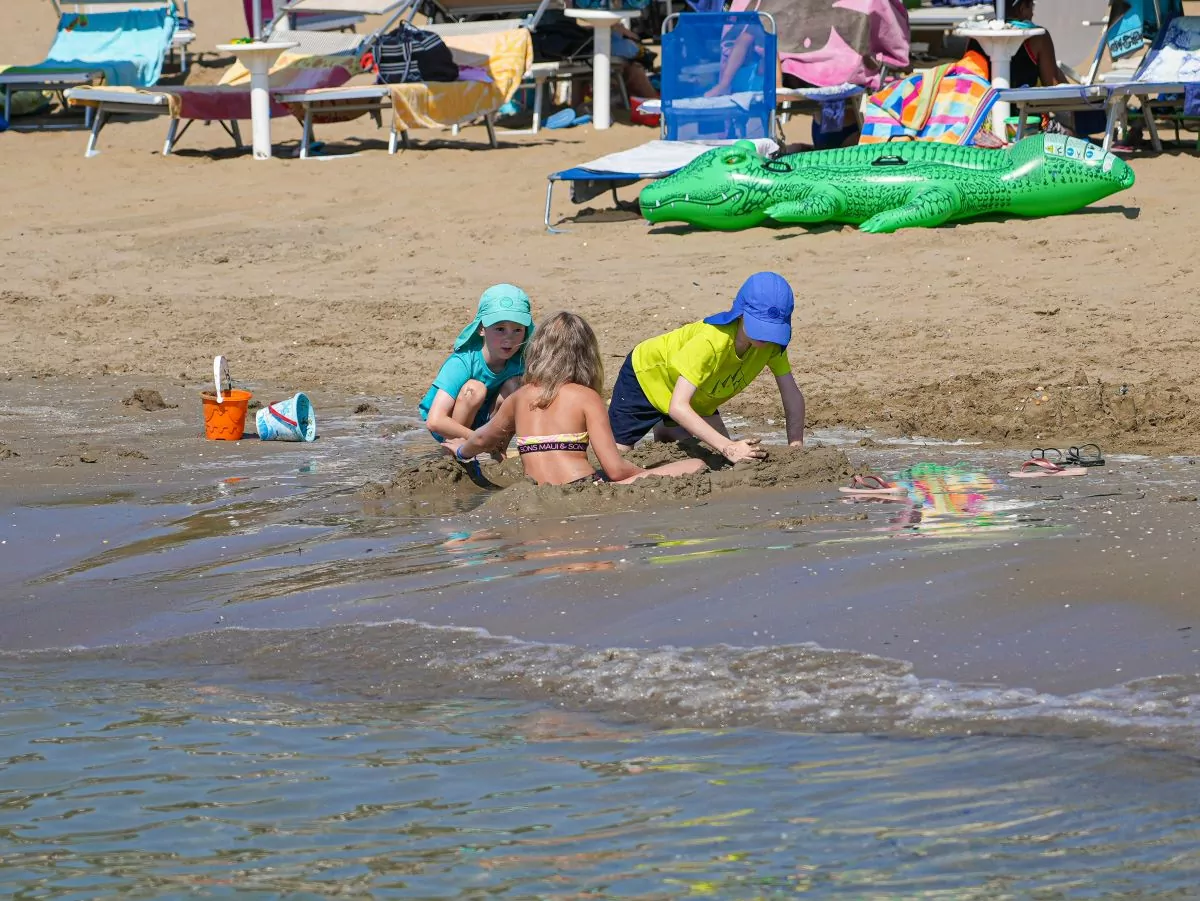 Vacanze in famiglia - spiaggia di Caorle 